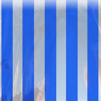 Blue Stripe Mylar Bags - The Bag Lady