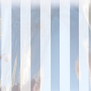 white striped mylar bag small